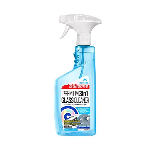 BULLSONE PREMIUM 3IN1 GLASS CLENER 550ML/تنظيف-عازل-لمعان