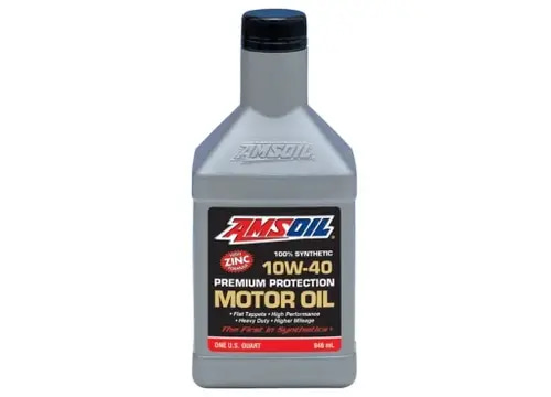 Amsoil | Premium Protection 100% Synthetic 10W-40 Zinc Motor Oil - 946mL