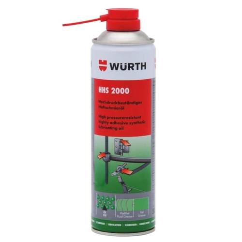 Würth | HHS 2000 High Pressure Resistant Adhesive Synthetic Lubricating Oil - 500mL