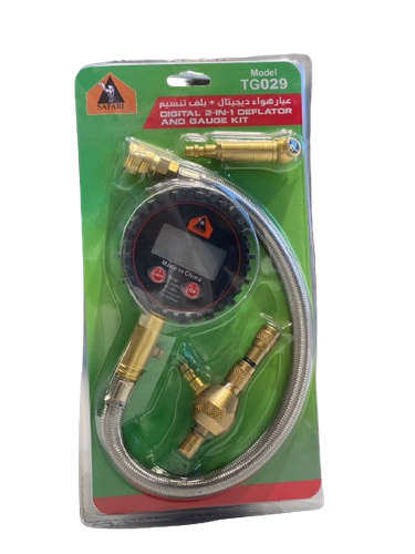 SAFARI DIGITAL 2IN1 DEFLATOR AND GAUGE KIT