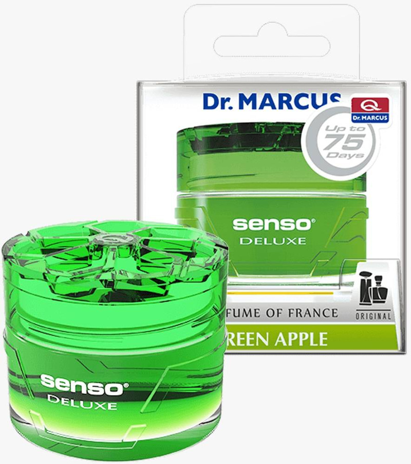MOBCO DR.MARCUS AIR FRESHENER GREEN APPLE GEL CAR&HOME 50ML