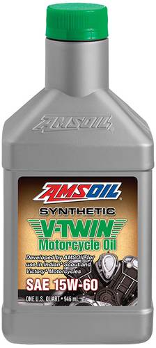AMSOIL | Synthetic V-Twin Motorcycle Oil 15W-60 - Capacity 946ml