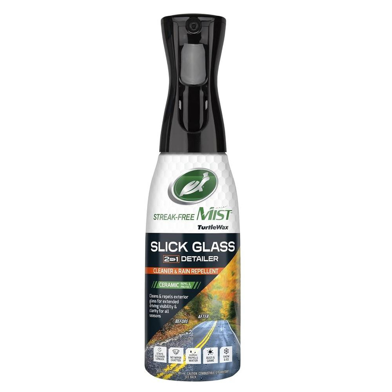 TURTLE WAX CLICK GLASS 2IN1 DETAILER 591ML/منظف زجاج وعزل من الماء