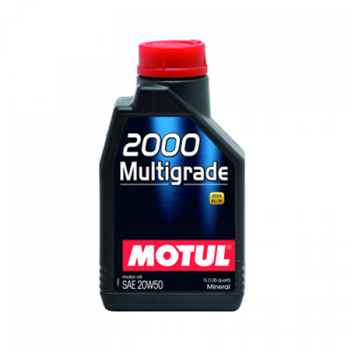 Motul | 2000 Multigrade 20W-50 Mineral Motor Oil - 1L