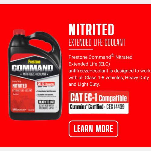  PRESTONE COMMAND HEAVY DUTY PREDICULED ANTIFREEZEE COOLANT FOR DIESEL 50/50 3.78LTR