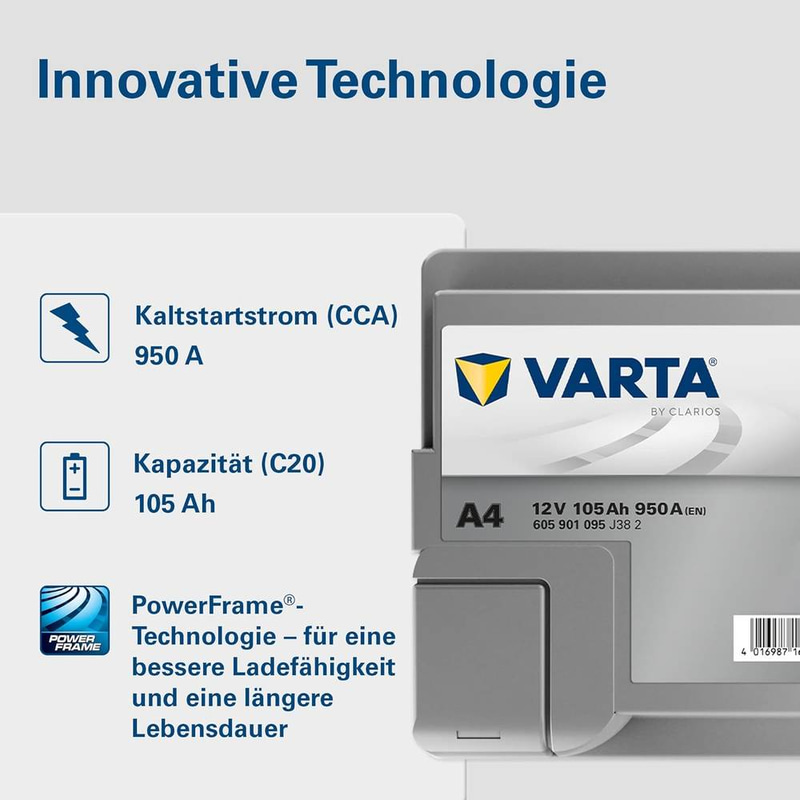VARTA battery AGM AH105
