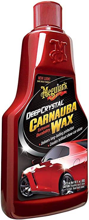 MEGUIARS DEEP CRYSTAL CARNAUBA WAX 473ML