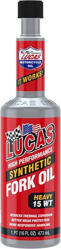 Lucas | High Performance Synthetic Fork Oil 15 WT Heavy - 473 mL