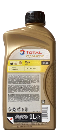 توتال كوارتز | زيت محرك تخليقي متطور 5W-30 C3 - عبوة 1 لتر