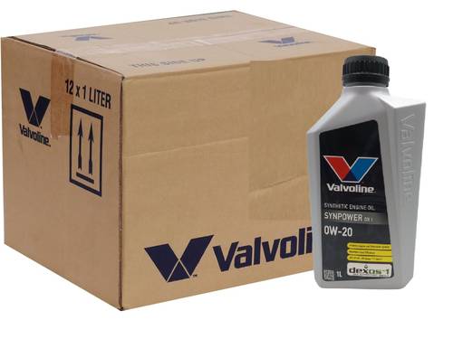  Valvoline | SynPower DX1 SAE 0W-20 Full Synthetic Motor Oil Case - 12x1L