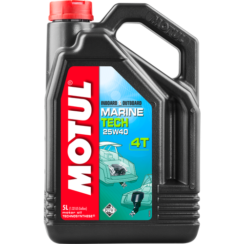 MOTUL | MARINE TECH 4T 25W-40 MOTOR OIL - Capacity 5L