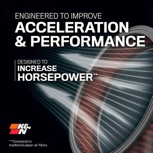 K&N | High-Flow Engine Air Filter Toyota Hilux 2.7L