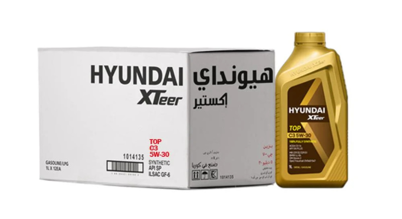 Hyundai | XTeer TOP 5W-30 Full Synthetic Motor Oil - 1L * 12 Pack