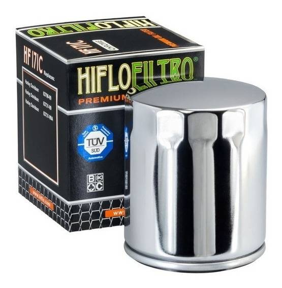 HF174C OIL FILTER SPIN-ON PAPER CHROME