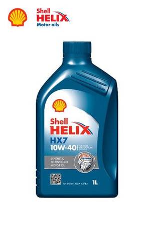شل | هيلكس كرتون زيت محرك HX7  10W-40 -(12 لتر)
