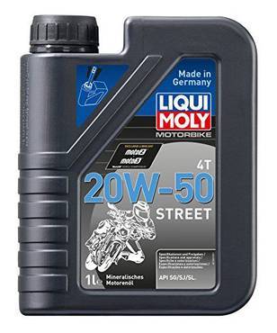  Liqui Moly | Racing 4T 20W-50 Street Motorcycle Engine Oil - 1L
