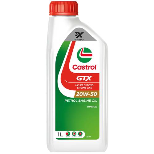 كاسترول | زيت GTX المعدني الفاخر للمحركات 20W-50- السعة 1 لتر