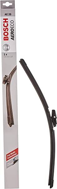 Bosch | AeroEco AE20 Premium Flat Wiper Blade with Aerodynamic Spoiler (20-Inch / 500mm)