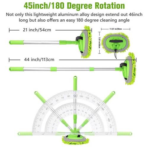 VOLTT | VD215 Telescopic Microfiber Wash Mop 97×51 cm