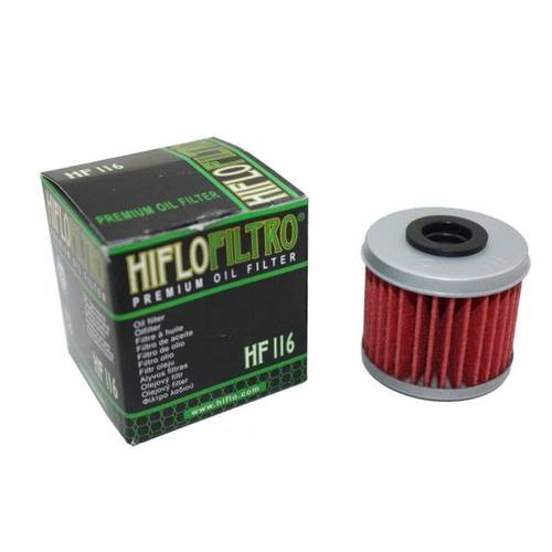 HIFLOFILTRO | HF-116 Premium Oil Filter High-Performance Internal Element Filter for Motorcycles