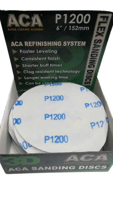 3D SAND PAPER ACA WHITE FLEX P1200