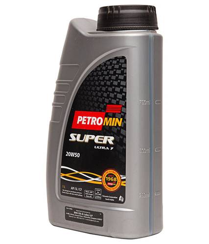 Petromin | Super Ultra 7 Motor Oil 20W-50 - 1L.
