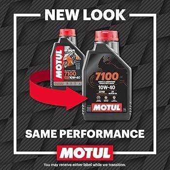 Motul | 7100 4T 10W-40 Fully Synthetic Motorcycle Oil Case - 1L (12 Bottles)