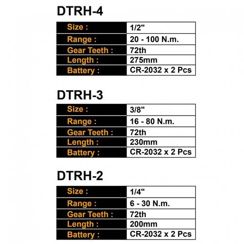 TOWER TAIWAN 1/4 DIGITAL TORQUE WRENCH