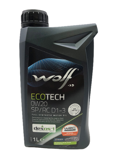 WOLF | ECOTECH 0W20 Full Synthetic Hybrid Engine Oil - 1 Liter