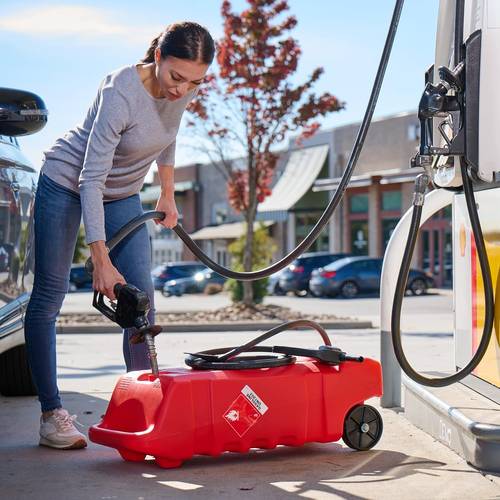 GASOLINE JERRYCAN + FILLING PIPE 53 LITERS