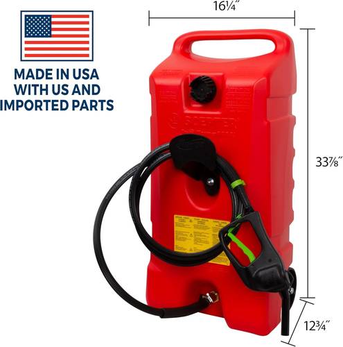 GASOLINE JERRYCAN + FILLING PIPE 53 LITERS