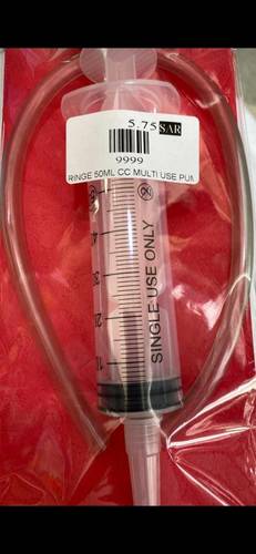 SYRINGE 50ML CC MULTI USE PUMP