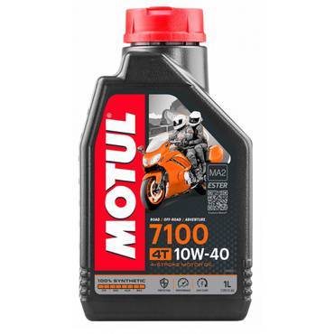 Motul | 7100 4T 10W-40 Fully Synthetic Motorcycle Oil Case - 1L (12 Bottles)