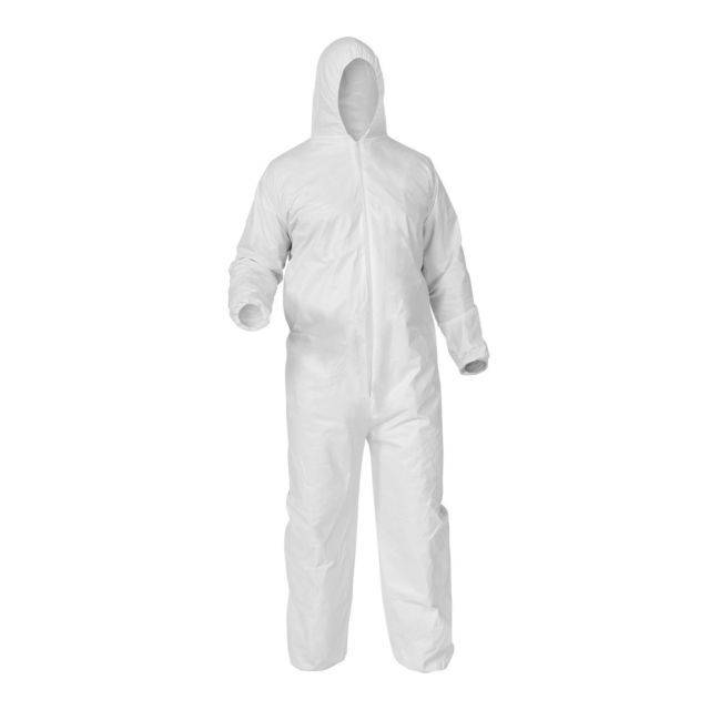 DISPOSABLE COVERALL WITH HOOD