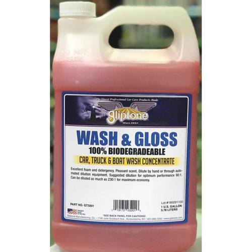 GLIPTONE WASH N GLOSS 100% BIOGRADABLE 3.78LITER