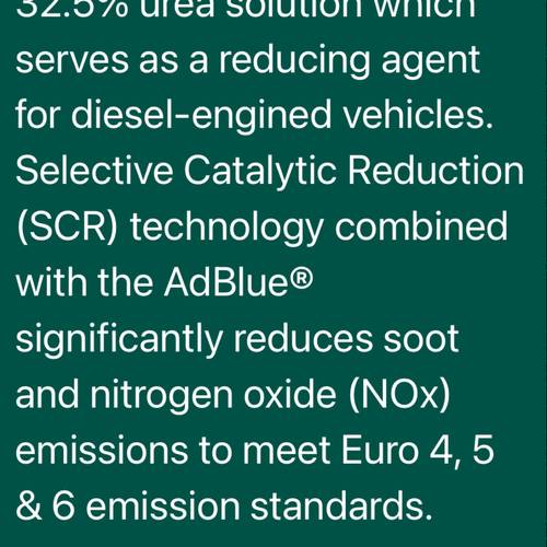 BASF AdBlue® | 32.50% Urea Solution for Diesel Engines - 10L