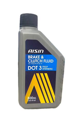 AISIN | Brake Fluid DOT3 Fully Synthetic - 500ML