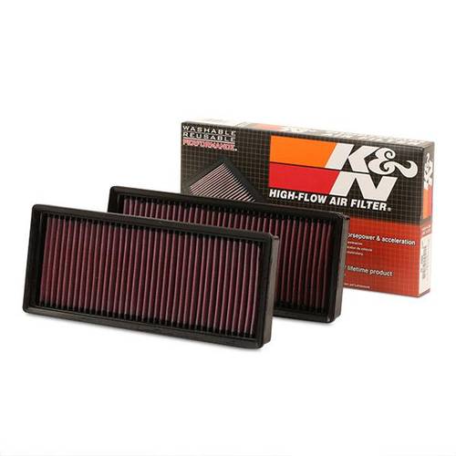 K&N | High-Flow Replacement Air Filter Set for Mercedes-Benz 4.7L V8 Models - 2 Pieces - (2011-2020)