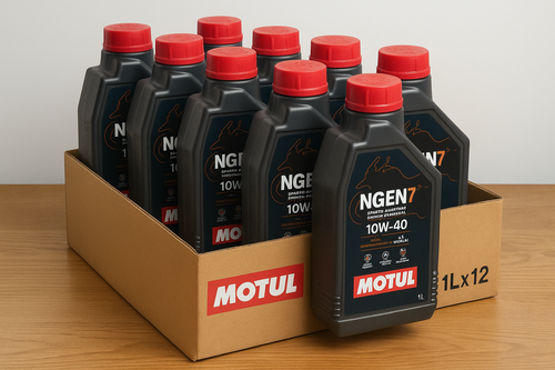 موتول NGEN 7 10W-40 | كرتون 12 × 1 لتر | للدراجات النارية