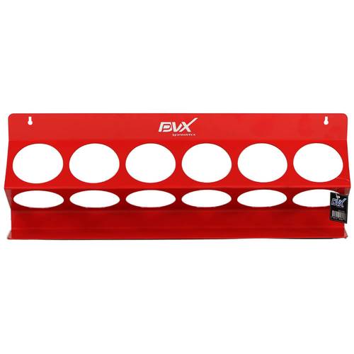 DVX | WALL MOUNTED 6-HOLE CHEMICAL & SPRAY BOTTLE RACK / ORGANIZER