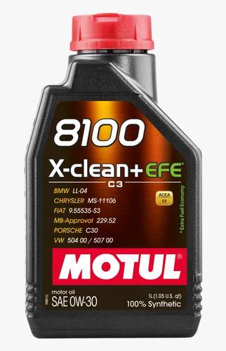 Motul | 8100 X-clean+ EFE 0W30 Fully Synthetic Engine Oil