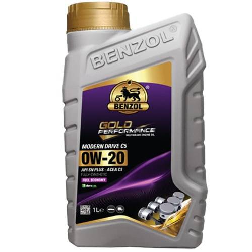 BENZOL | GOLD PERFORMANCE 100% Fully Synthetic Motor Oil - 1 Liter