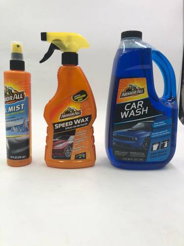 ARMORALL | CAR CARE KIT: CAR WASH + SPEED WAX + PROTECTANT MIST