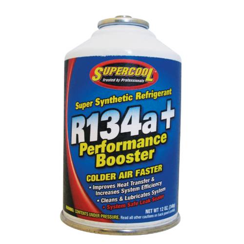 R-134A WITH PERFORMANCE BOOSTER AND LEAK