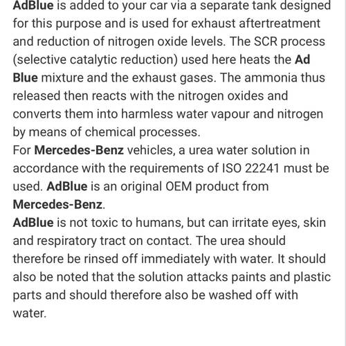 Mercedes-Benz | Genuine AdBlue Diesel Exhaust Fluid (DEF) - 10L