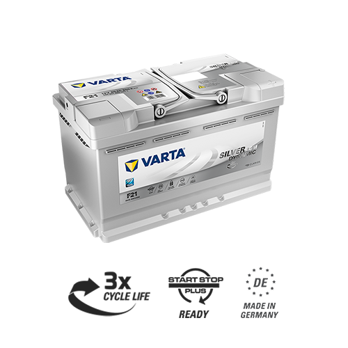 VARTA battery AGM50/فارتا بطارية سيارة الماني