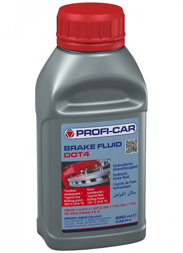 PROFI-CAR BRAKE FLUID DOT 4 250ML PRC61012 بروفي كار