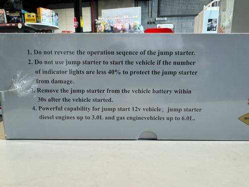 TOBYS PRPFESSIONAL X19 T66 JUMP STARTER