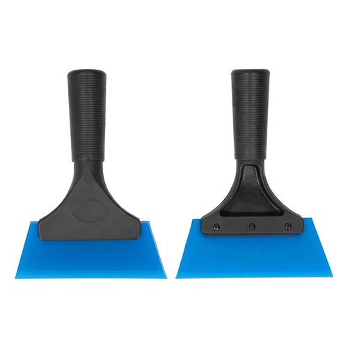 VOLT | BLUE RUBBER SQUEEGEE WITH HANDLE FOR GLASS CLEANING AND TINT INSTALLATION