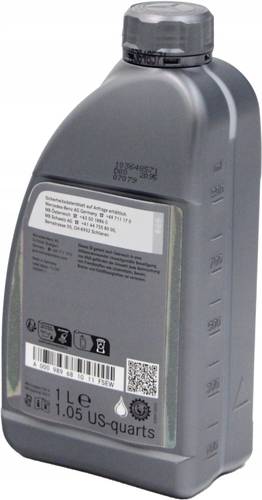 Mercedes-Benz Genuine 5W-40 Full Synthetic Motor Oil - 1L.
